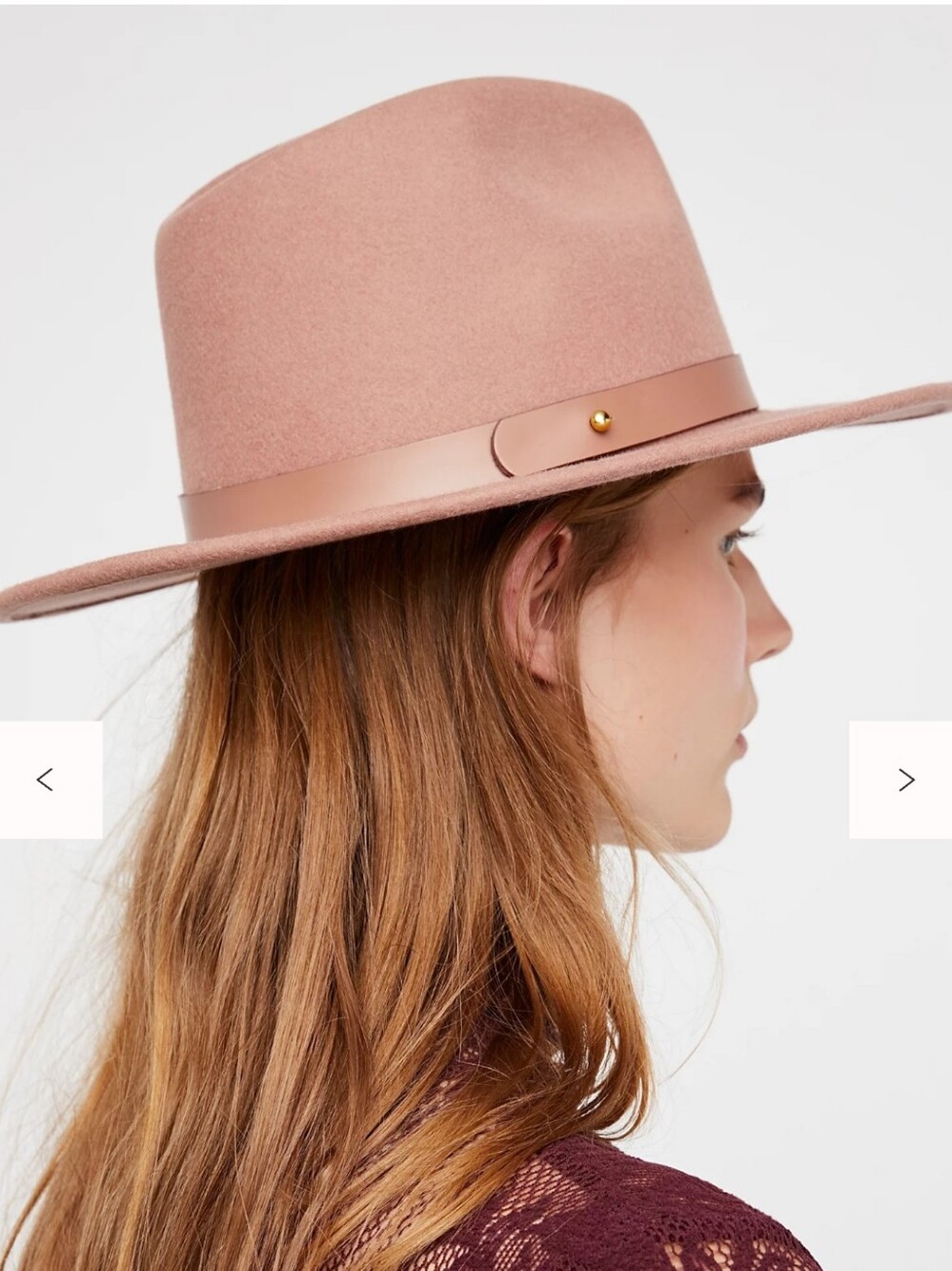 Lack OF Color The Fleur in Dusty Mob Hat Size Medium - Picture 2 of 7